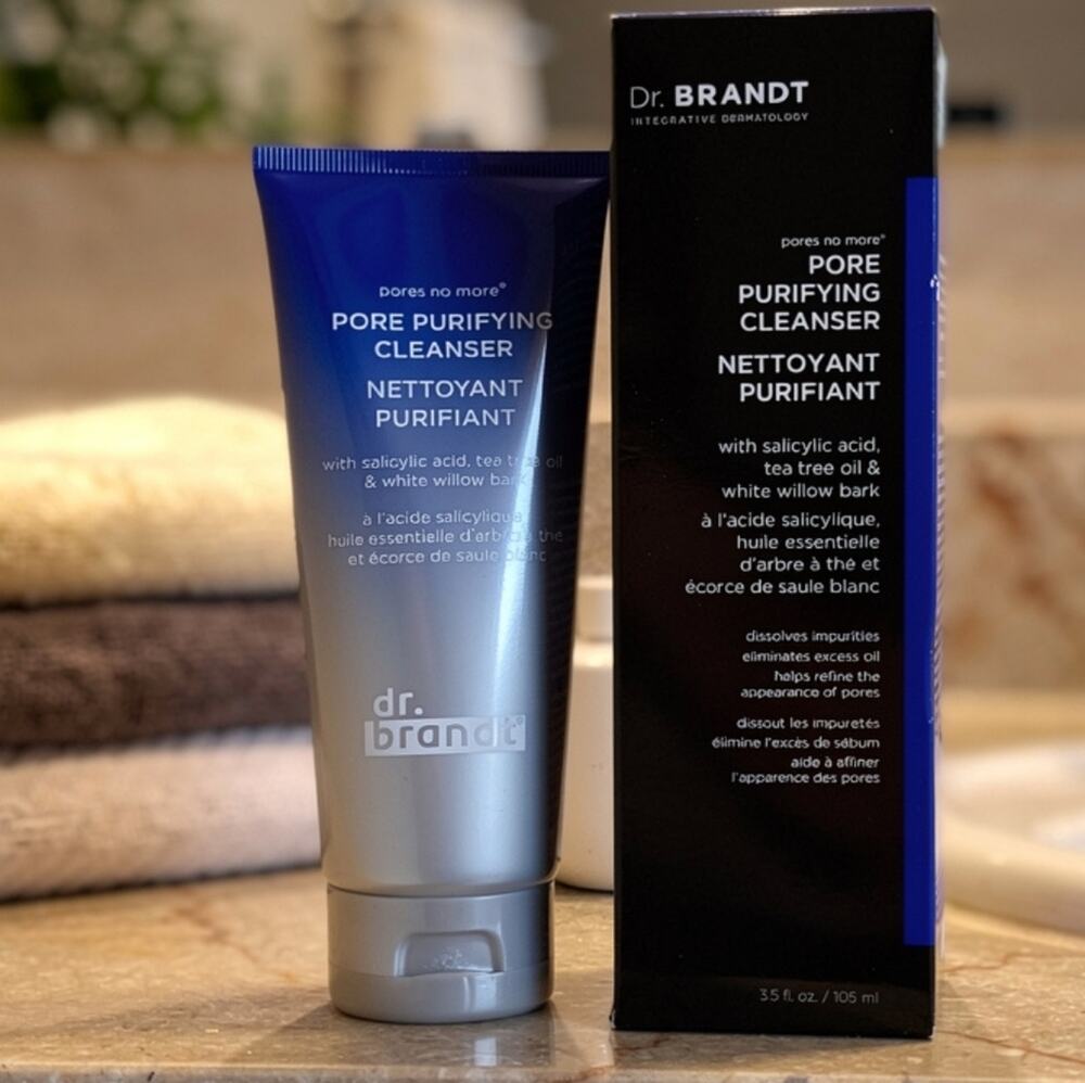 Dr Brandt Pores No More Pore Purifying Cleanser Exfoliant Oily Combination Skin